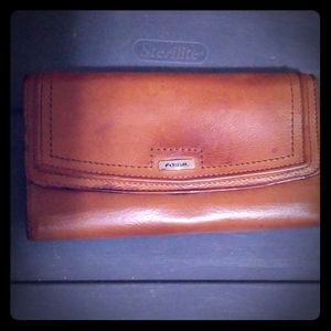 Brown Fossil wallet